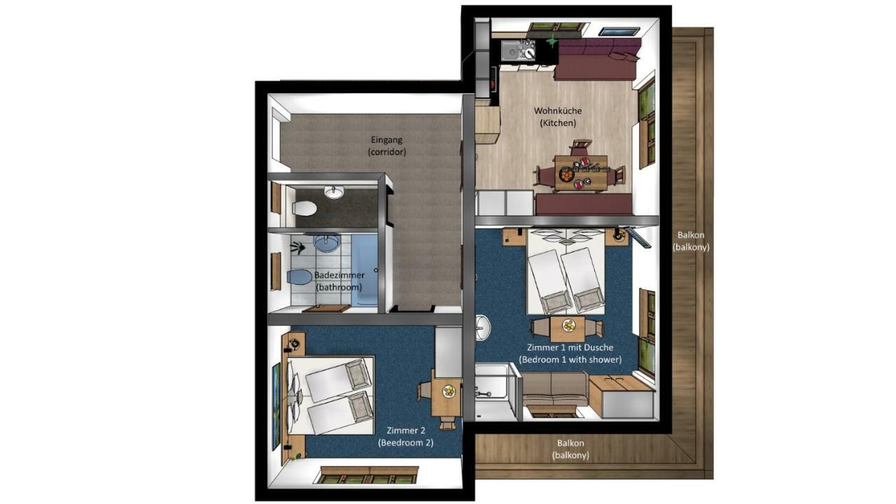 Ferienhaus Kohle Apartment Pfunds Luaran gambar